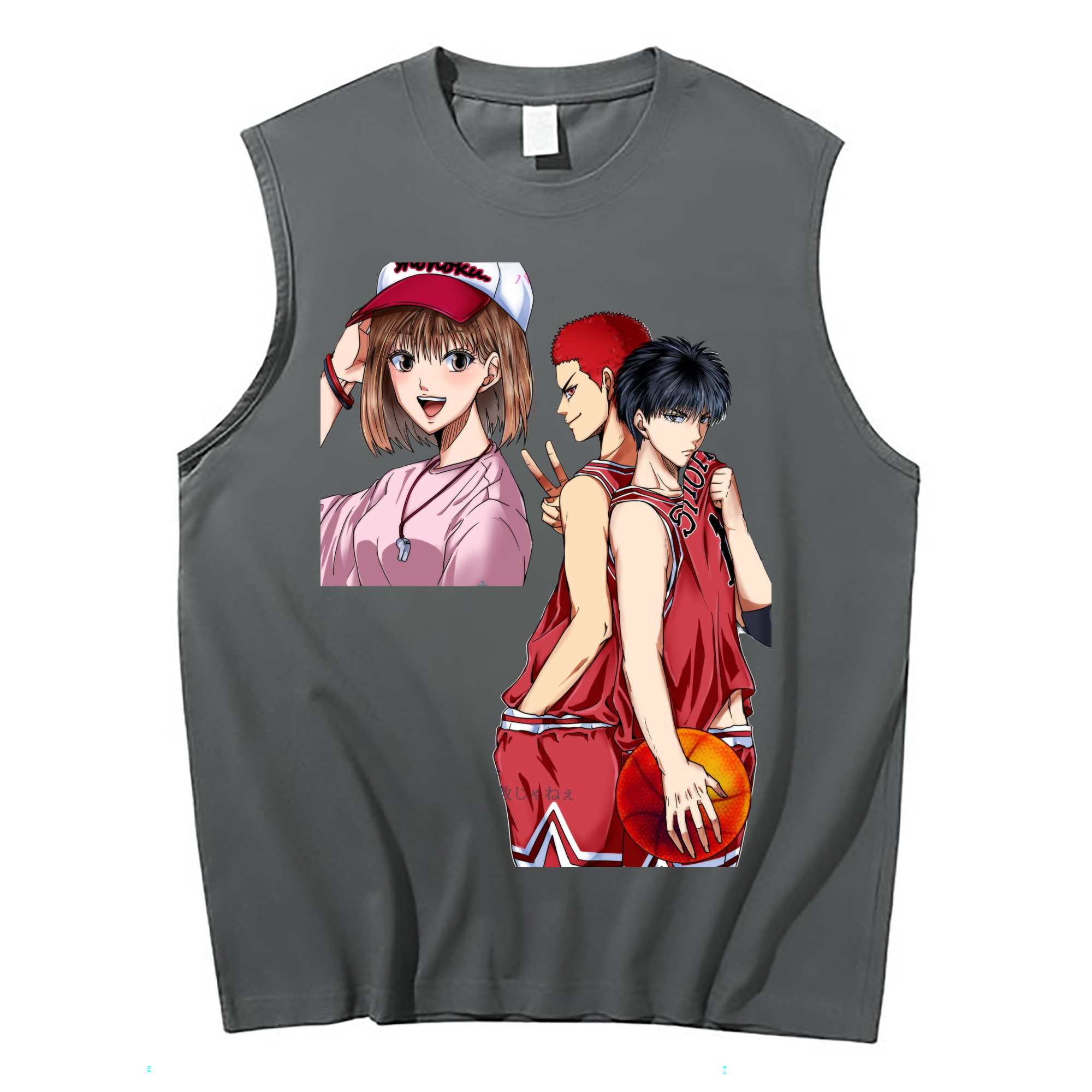 （画像用） SLAM DUNK／スラムダンク コットン100％タンクトップ（フロントプリント）